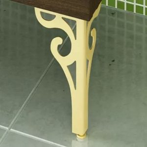 Ножки для мебели Comforty Римини 2 штуки Золото матовое 00003131540CF