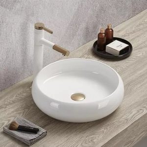 Раковина накладная Comforty 41 Белый глянцевый 114