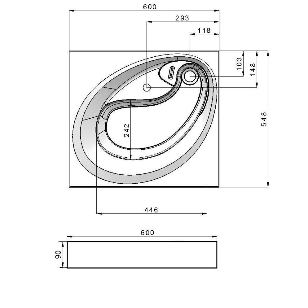 Раковина под стиральную машину Grossman Alvaro 60 Белый глянцевый 1605501 Раковина под стиральную машину Grossman Alvaro 60 Белый глянцевый 1605501 — изображение 4