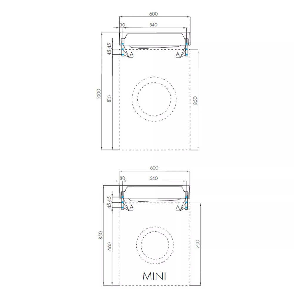 Раковина под стиральную машину Aquaton Рейн 60 Белый глянцевый 1A72103KRW010 Раковина под стиральную машину Aquaton Рейн 60 Белый глянцевый 1A72103KRW010 — изображение 6