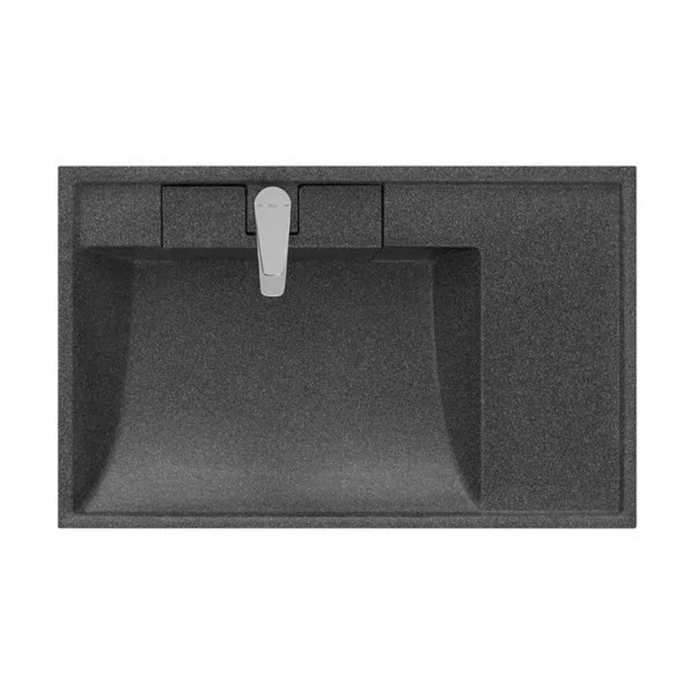 Раковина под стиральную машину Aquaton Рейн 80 Графит 1A72113KRW210 Раковина под стиральную машину Aquaton Рейн 80 Графит 1A72113KRW210 — изображение 3