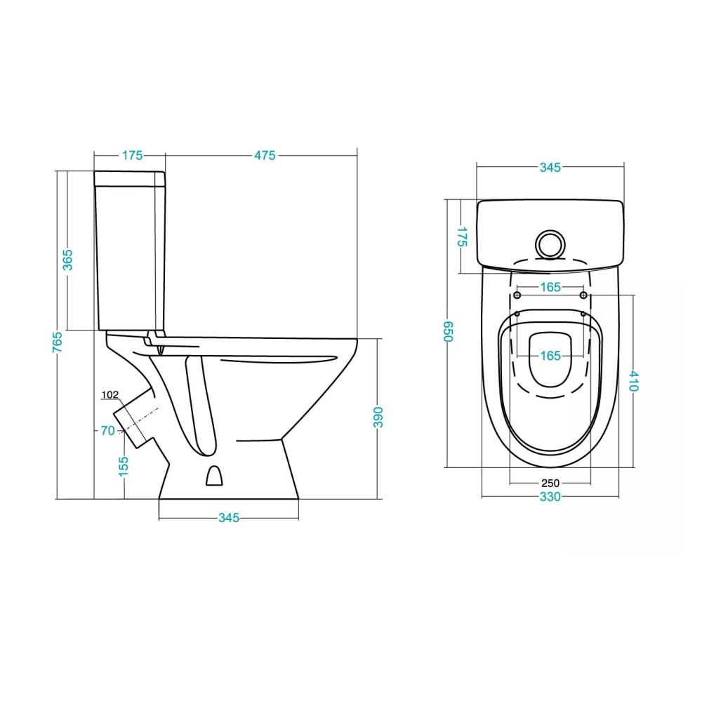 Унитаз-компакт Santek Лига Белый глянцевый 1WH302141 Унитаз-компакт Santek Лига Белый глянцевый 1WH302141 — изображение 5