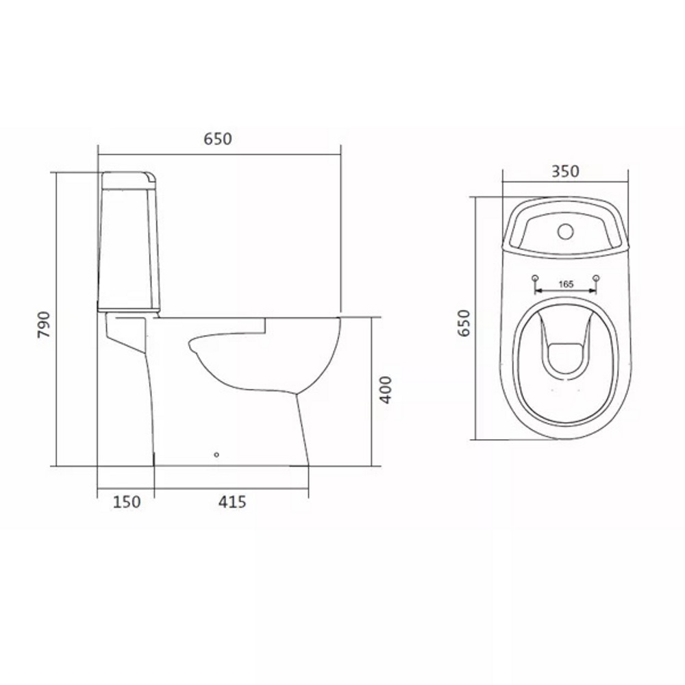 Унитаз-компакт Santek Остин Белый глянцевый 1WH302419/1WH501856 Унитаз-компакт Santek Остин Белый глянцевый 1WH302419/1WH501856 — изображение 5