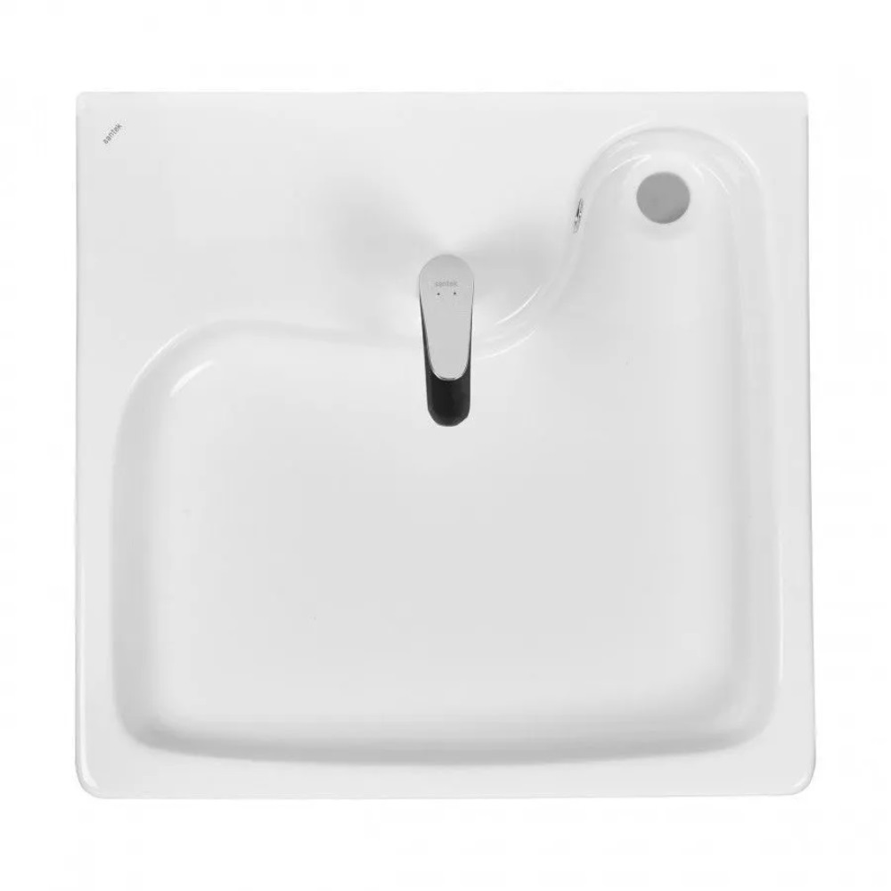 Раковина под стиральную машину Santek Клио 63 Белый глянцевый 1WH501780 Раковина под стиральную машину Santek Клио 63 Белый глянцевый 1WH501780 — изображение 3