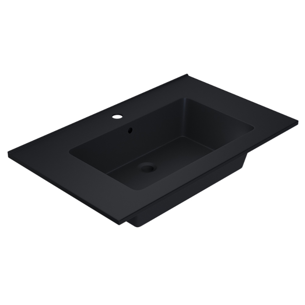 Раковина на мебель Uperwood Parma Quartz 76,5 Уголь 291003004 Раковина на мебель Uperwood Parma Quartz 76,5 Уголь 291003004