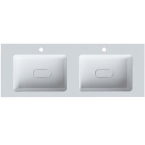 Раковина двойная Uperwood Modul 122 Белый глянцевый 2911020342