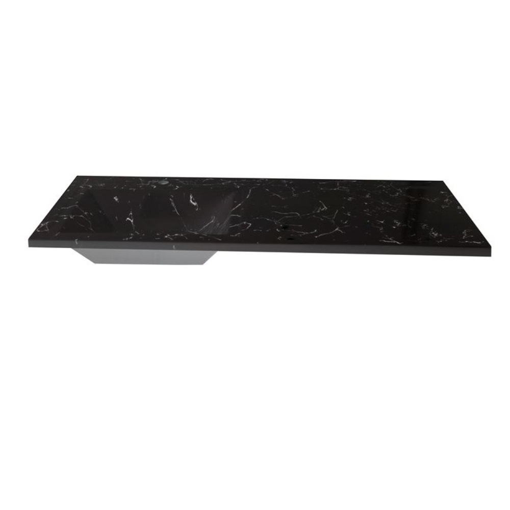 Раковина над стиральной машиной Uperwood Марсал 120 левая Черный мрамор 291120412 Раковина над стиральной машиной Uperwood Марсал 120 левая Черный мрамор 291120412