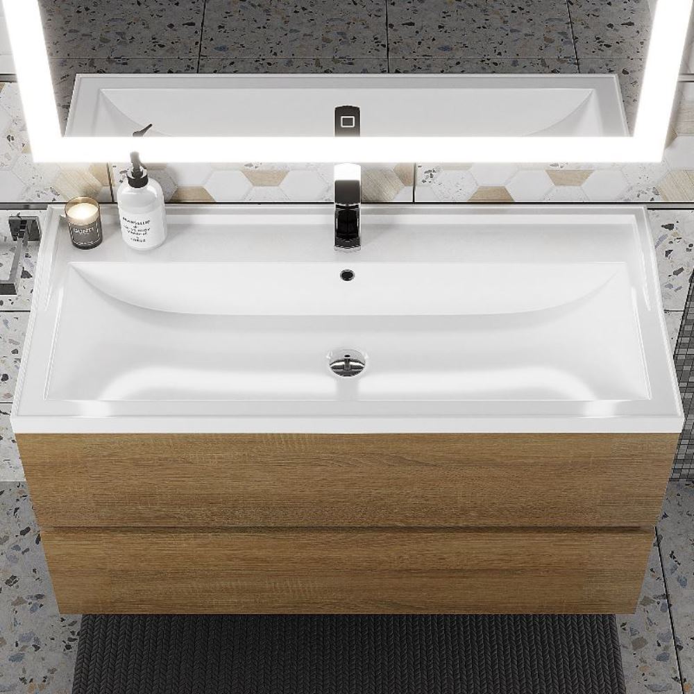 Раковина на мебель Uperwood Family 100 Белый глянцевый 293020631 Раковина на мебель Uperwood Family 100 Белый глянцевый 293020631 — изображение 3