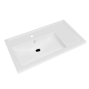 Раковина на мебель Kirovit Фостер 81 Белый глянцевый 30469