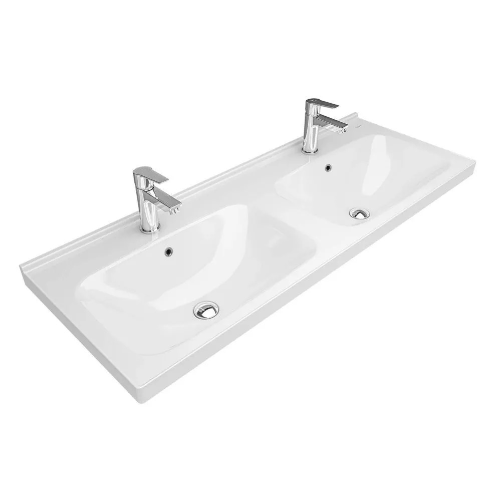 Раковина двойная Comforty 120 Белый глянцевый 501120 Раковина двойная Comforty 120 Белый глянцевый 501120