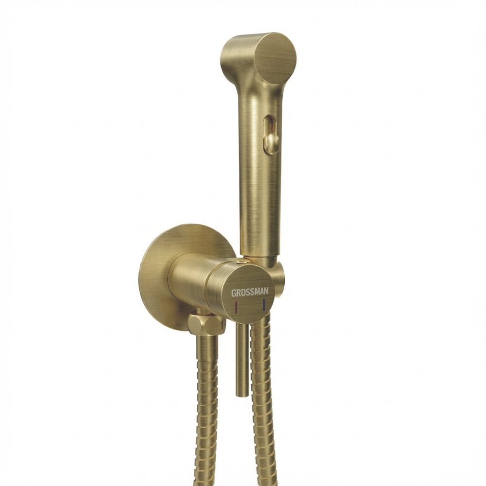 Душ гигиенический Grossman Solis Золото матовое 502.K35.07.320 Душ гигиенический Grossman Solis Золото матовое 502.K35.07.320 — изображение 2