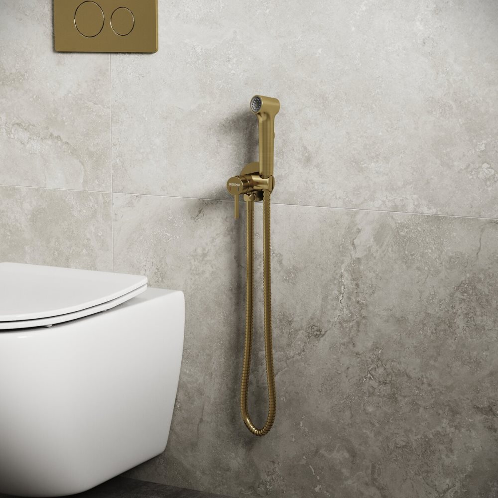 Душ гигиенический Grossman Solis Золото матовое 502.K35.07.320 Душ гигиенический Grossman Solis Золото матовое 502.K35.07.320 — изображение 3