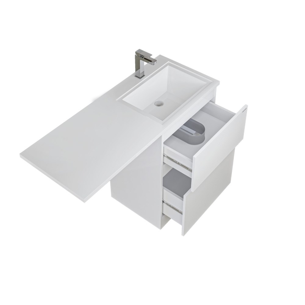 Раковина под стиральную машину Grossman Марсал 120 правая + кронштейн Белый глянцевый 5217120 Раковина под стиральную машину Grossman Марсал 120 правая + кронштейн Белый глянцевый 5217120 — изображение 2