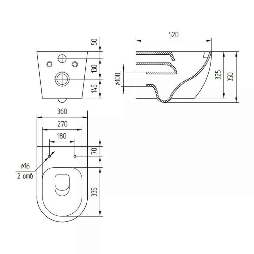 Унитаз подвесной Cersanit Brasko Vortex с сиденьем дюропласт микролифт Белый глянцевый 68915 Унитаз подвесной Cersanit Brasko Vortex с сиденьем дюропласт микролифт Белый глянцевый 68915 — изображение 4