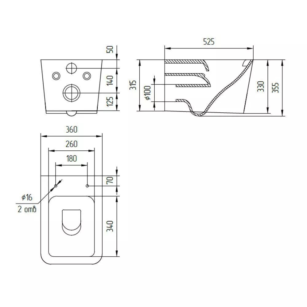 Унитаз подвесной Cersanit Crea Vortex с сиденьем дюропласт микролифт Белый глянцевый 68916 Унитаз подвесной Cersanit Crea Vortex с сиденьем дюропласт микролифт Белый глянцевый 68916 — изображение 5