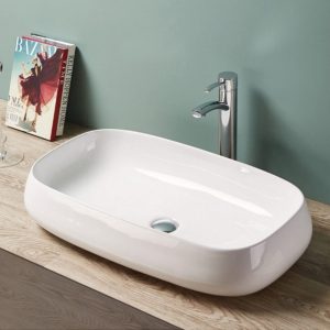 Раковина накладная Comforty 72 Белый глянцевый 78101