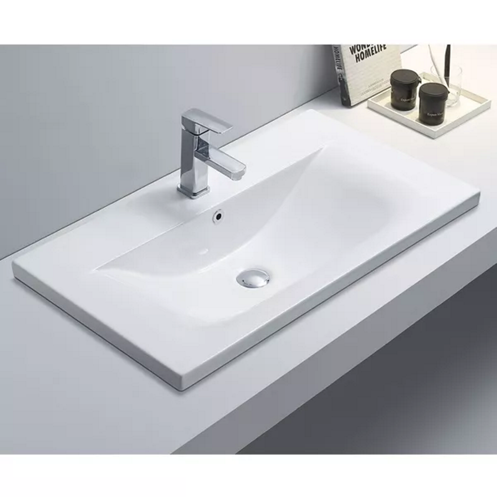 Раковина встраиваемая Comforty 81,4 Белый глянцевый 9494-80 Раковина встраиваемая Comforty 81,4 Белый глянцевый 9494-80