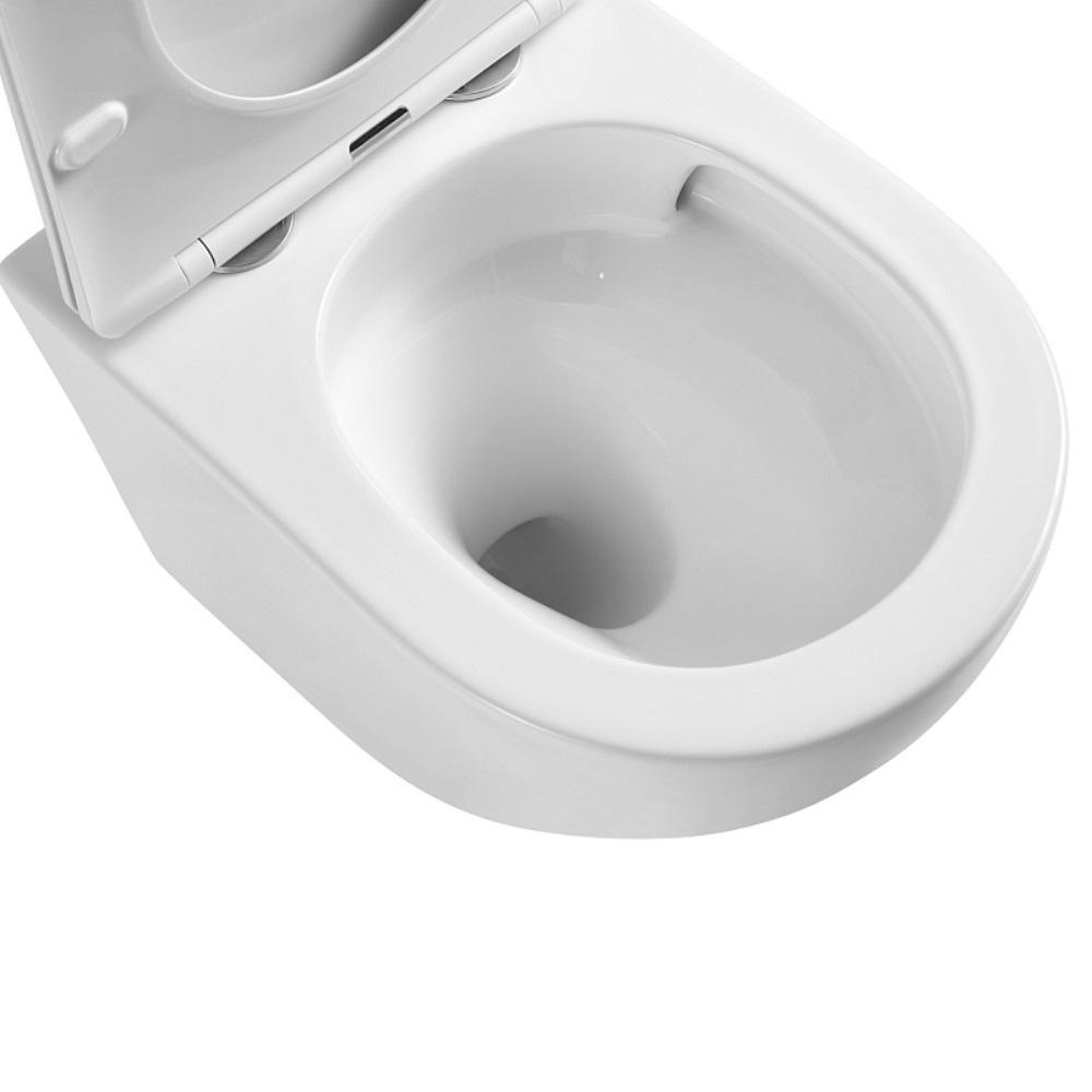 Унитаз подвесной Azario Teramo Белый глянцевый AZ-0053-UQ Унитаз подвесной Azario Teramo Белый глянцевый AZ-0053-UQ — изображение 4