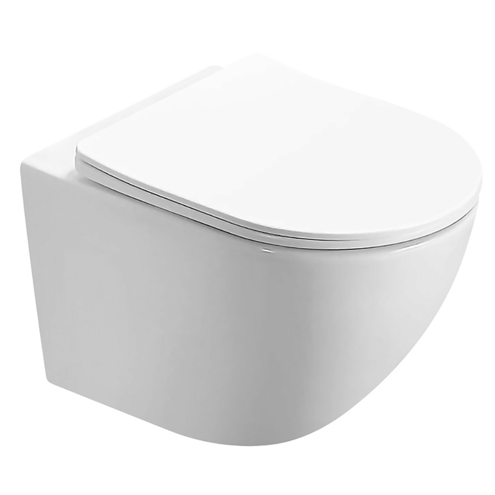 Унитаз подвесной Azario Trevi Белый AZ-0093UQ3 Унитаз подвесной Azario Trevi Белый AZ-0093UQ3