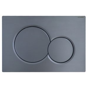 Клавиша смыва Azario New  Оружейная сталь AZ-010.08