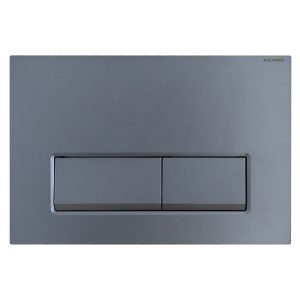 Клавиша смыва Azario New  Оружейная сталь AZ-015.08