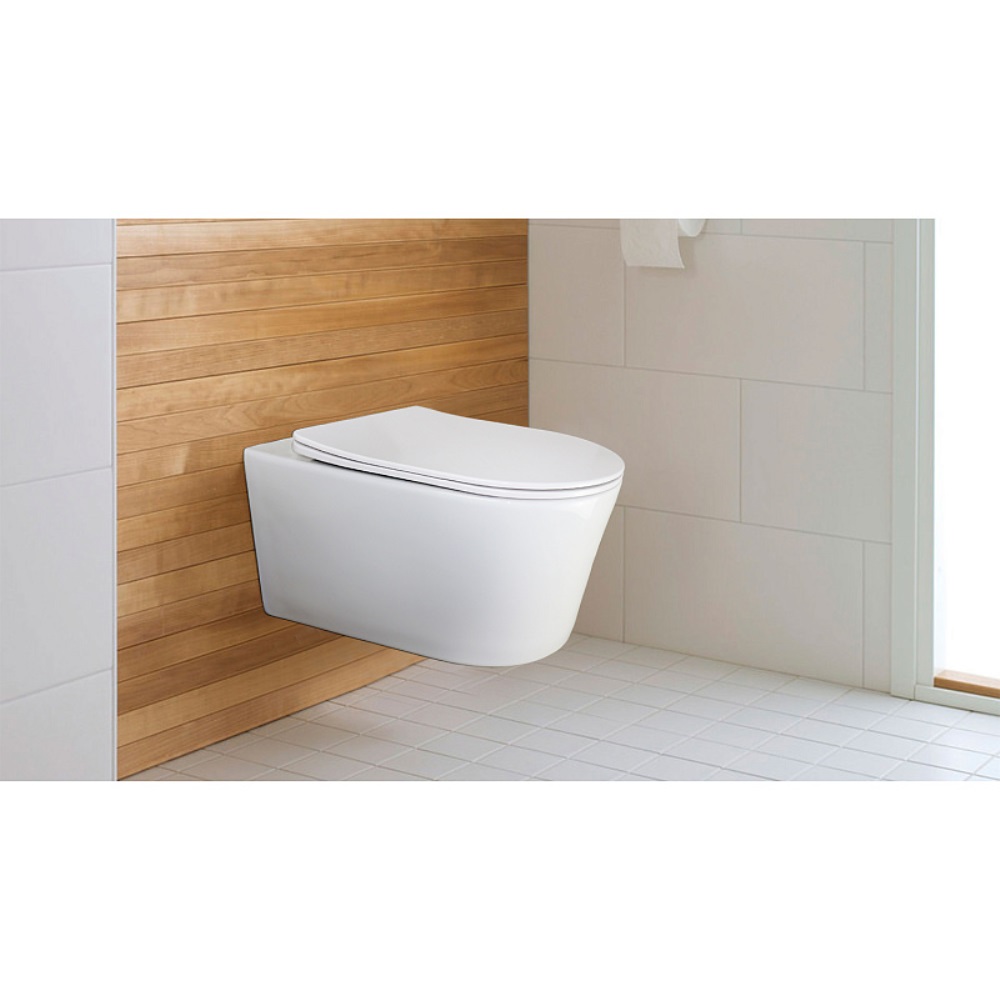 Унитаз подвесной Azario Ollin Белый глянцевый AZ-0513R Унитаз подвесной Azario Ollin Белый глянцевый AZ-0513R — изображение 5