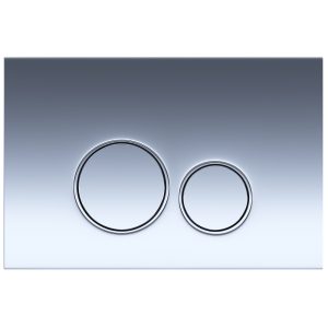 Клавиша смыва Azario Forte  Хром глянцевый AZ-100-030F