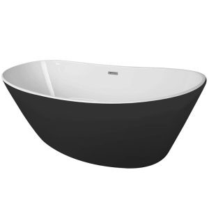 Ванна акриловая Azario Easton 180х82 в комплекте с сифоном и металлической рамой Белый / Черный AZ-1337B Ванна акриловая Azario Easton 180х82 в комплекте с сифоном и металлической рамой Белый / Черный AZ-1337B