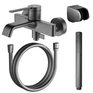 Смеситель для ванны Azario Vincente Графит AZ-VRZ238326AJ