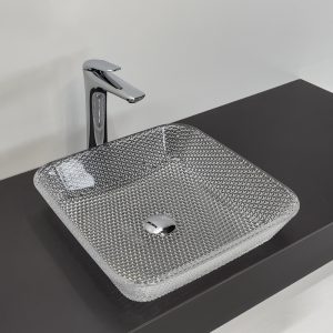 Раковина накладная Comforty 40 Прозрачный CF23001