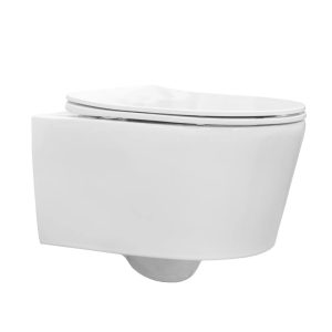 Унитаз подвесной Comforty с крышкой-сиденье Белый глянцевый CF41273WH