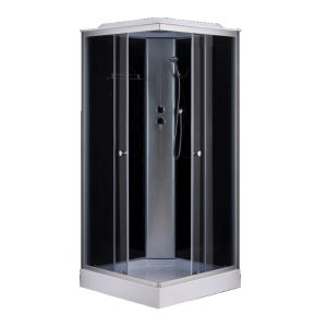 Душевая кабина Loranto Sunway 90х90 Сатин / Тонированное CS-6491G 90*90*215