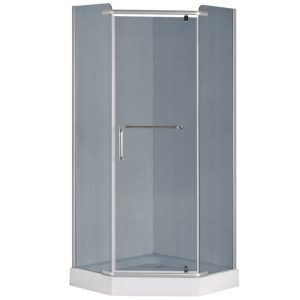 Душевой уголок Loranto Sunway 100х100 с поддоном Хром / Тонированное CS-816S B 100 (GRAY)