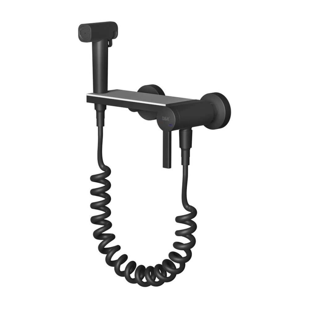 Душ гигиенический D&K Bayern.Liszt Черный матовый DA1504545 Душ гигиенический D&K Bayern.Liszt Черный матовый DA1504545
