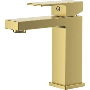 Смеситель для раковины D&K Bayern.Liszt Золото матовое DA1512107