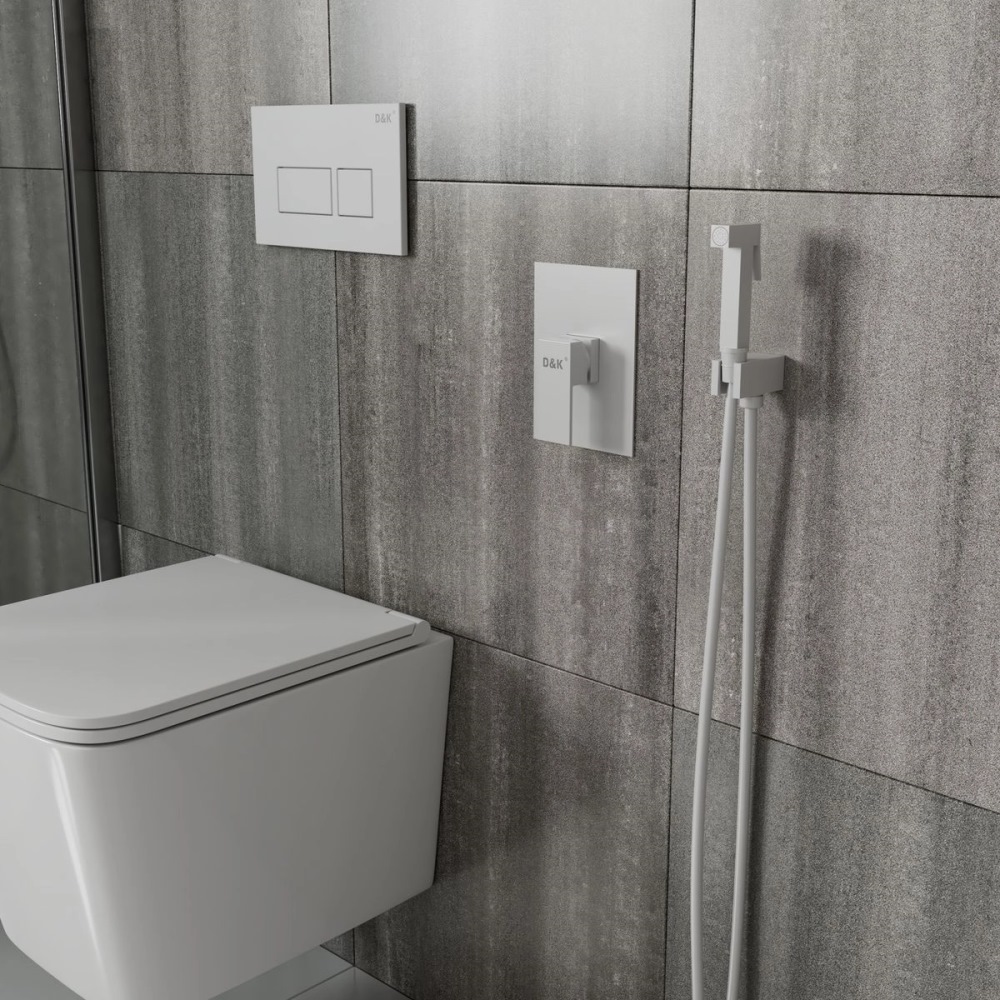 Душ гигиенический D&K Bayern.Liszt Белый матовый DA1515008 Душ гигиенический D&K Bayern.Liszt Белый матовый DA1515008 — изображение 2