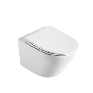 Унитаз подвесной D&K Rhein.Bach Белый глянцевый DT1476516