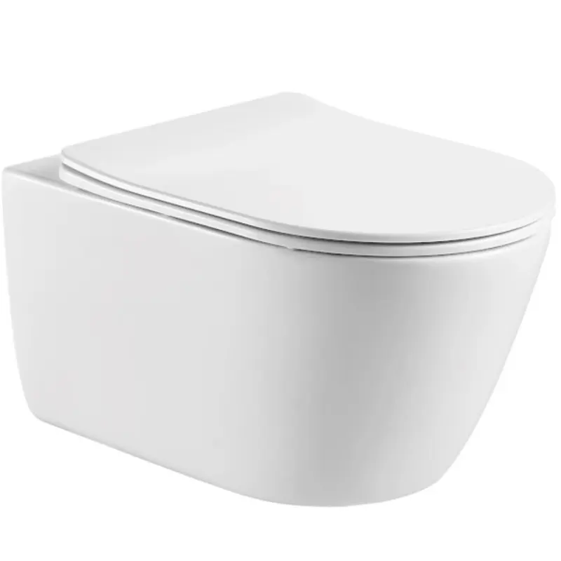 Унитаз подвесной Aquatek Оберон с крышкой-сиденье Белый AQ1363W-00 Унитаз подвесной Aquatek Оберон с крышкой-сиденье Белый AQ1363W-00