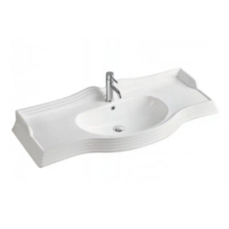 Раковина мебельная Comforty Overbuild 122х50,5 Белый глянцевый 4133185 Раковина мебельная Comforty Overbuild 122х50,5 Белый глянцевый 4133185