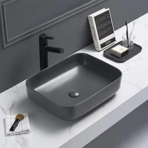 Раковина накладная Comforty T-Y9378 50х39 Графит матовый 00-00007640 Раковина накладная Comforty T-Y9378 50х39 Графит матовый 00-00007640