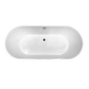 Ванна из литьевого мрамора Эстет Майами 160х75 Белый ФР-00009623