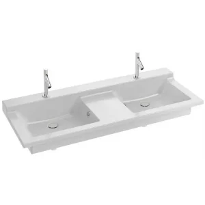 Раковина двойная Jacob Delafon Soprano 140 EXJ122-00 Раковина двойная Jacob Delafon Soprano 140 EXJ122-00