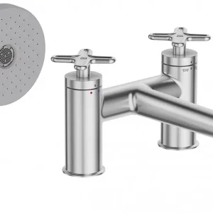 Смеситель на борт ванны Jacob Delafon Nouvelle Vague на 3 отверстия E78343-CAT