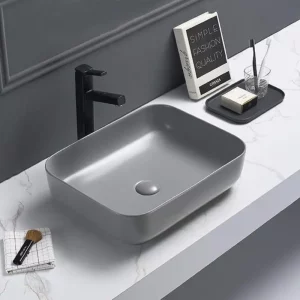 Раковина накладная Comforty T-Y9378 50х39 Серый матовый 00-00007639 Раковина накладная Comforty T-Y9378 50х39 Серый матовый 00-00007639