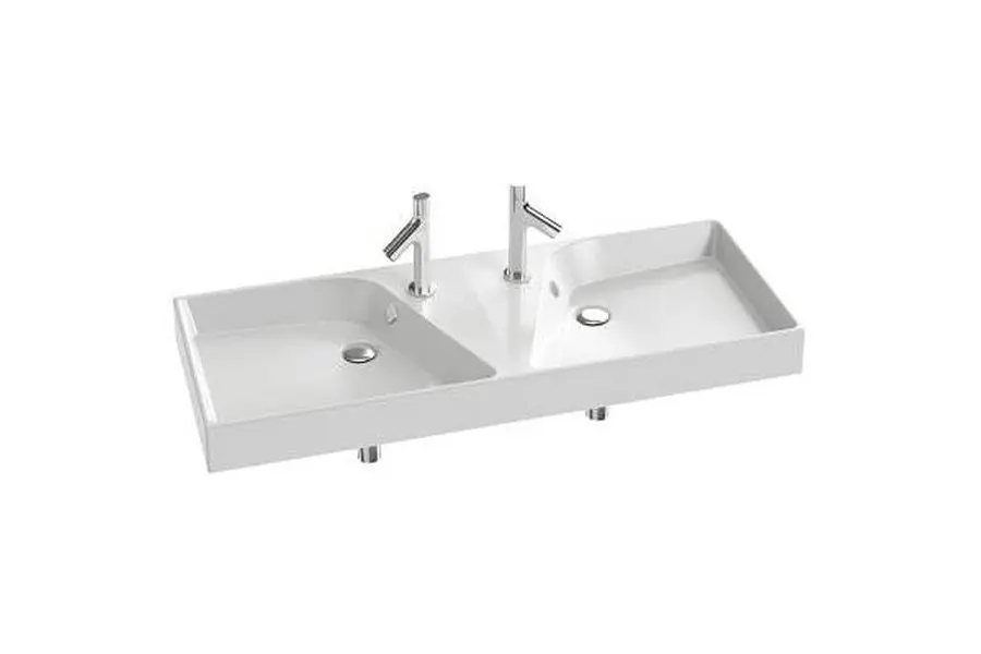 Раковина двойная Jacob Delafon Rythmic 120 EXM112-00 Раковина двойная Jacob Delafon Rythmic 120 EXM112-00