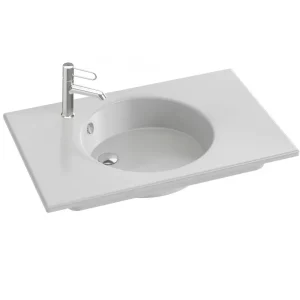 Раковина-столешница Jacob Delafon Odeon Rive Gauche EXAW112-Z-00 Белый