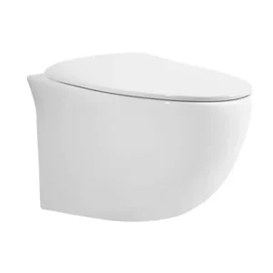 Унитаз подвесной Azario Deva + с сиденьем Белый AZ-2117