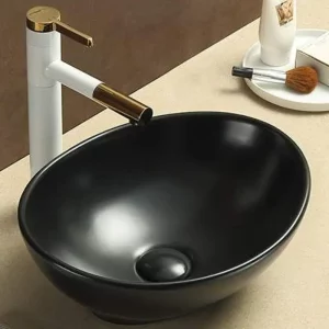 Раковина накладная Comforty Overhead 40,5х33 Черный матовый 4139817