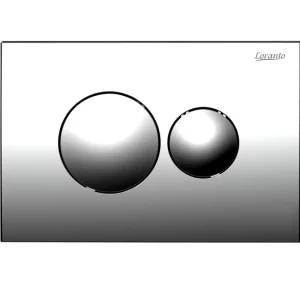 Клавиша смыва Loranto Round  Хром глянцевый 7312