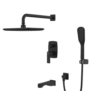 Душевая встройка Lemark Ursus LM7222BL Черный